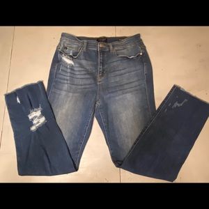 Judy Blue Straight leg jeans, 14W Worn once!